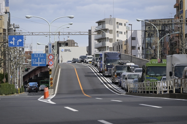 環七通り合流（高円寺〜阿佐ヶ谷間）