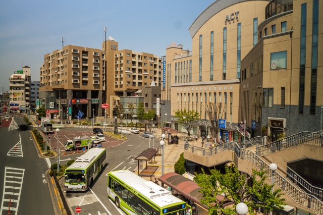 成増駅北口周辺の一方通行迷路